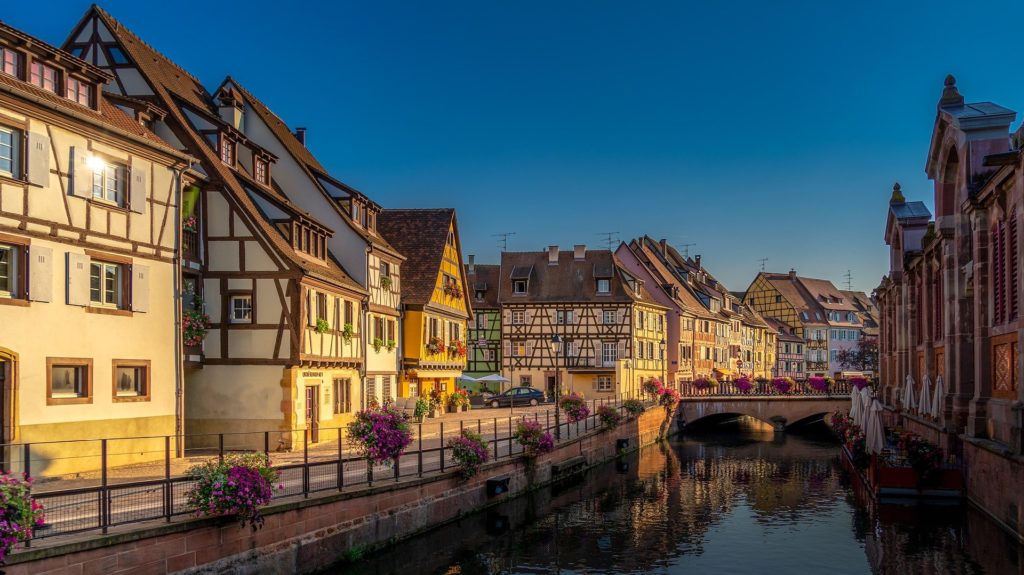 Colmar dans le Haut Rhin en Alsace